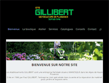 Tablet Screenshot of gillibert-motoculture.com